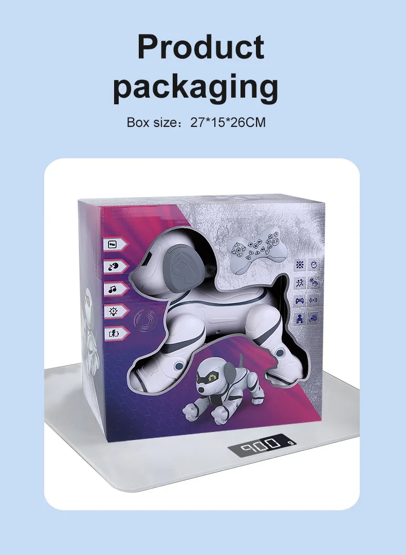 Children'S Remote Control Touch Sensing Dance Story Pet Electronic Dog Bionic Intelligent Toy Robot Dog Early Education Toy Gift 6