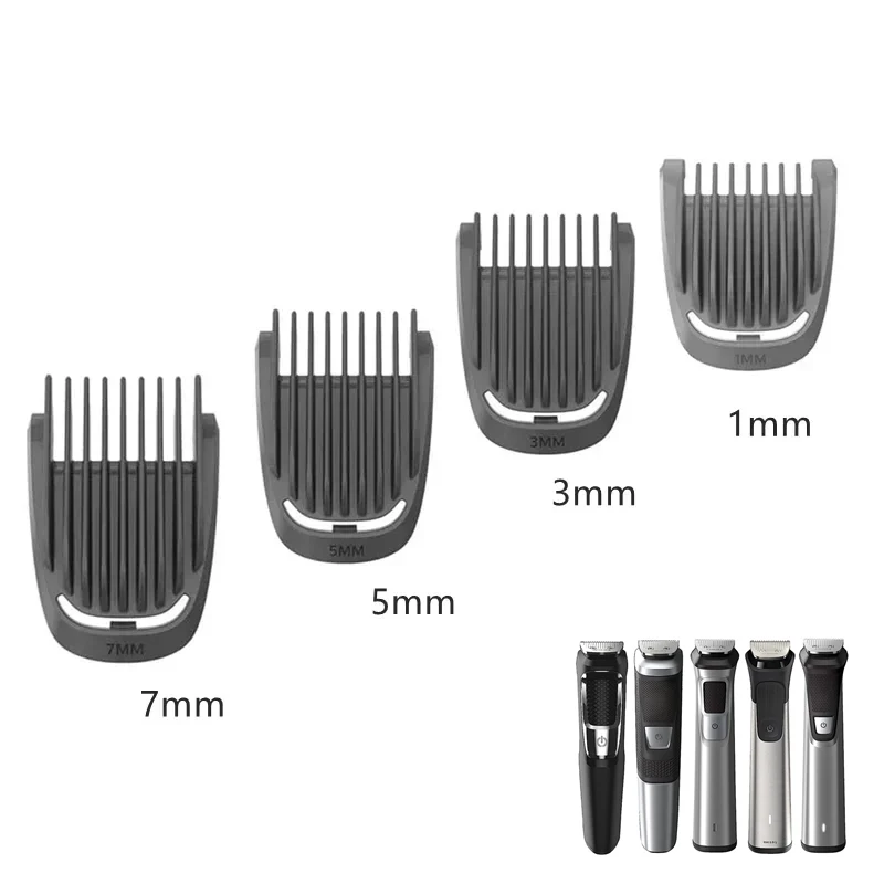 Hair Clipper Comb 1-3-5-7mm beard guide comb for Philips Norelco Multigroom trimmers T1208 BT1210 BT1211 BT1212 BT1214 BT1215 BT1216 BT1217 MG3710