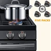 5Packs DG64-00473B Stove Gas Range Knobs For Samsung Oven Knobs Replacements 2