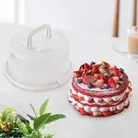 Cake Container Muffins Dessert Carrier Box Cupcake Tray Portable Cake Storage Container Food Grade Cake Keeper for Cupcakes 1