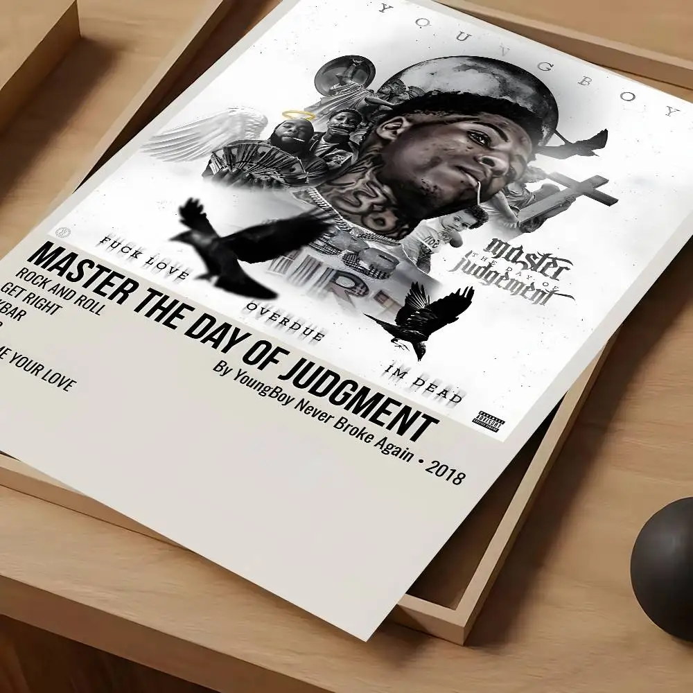 Y-YoungBoy Rapper Kunstposter, wasserdicht, Vintage-Filmposter, hochwertiger Wandkunstdruck für Raumdekoration, Geschenk – Detail 5