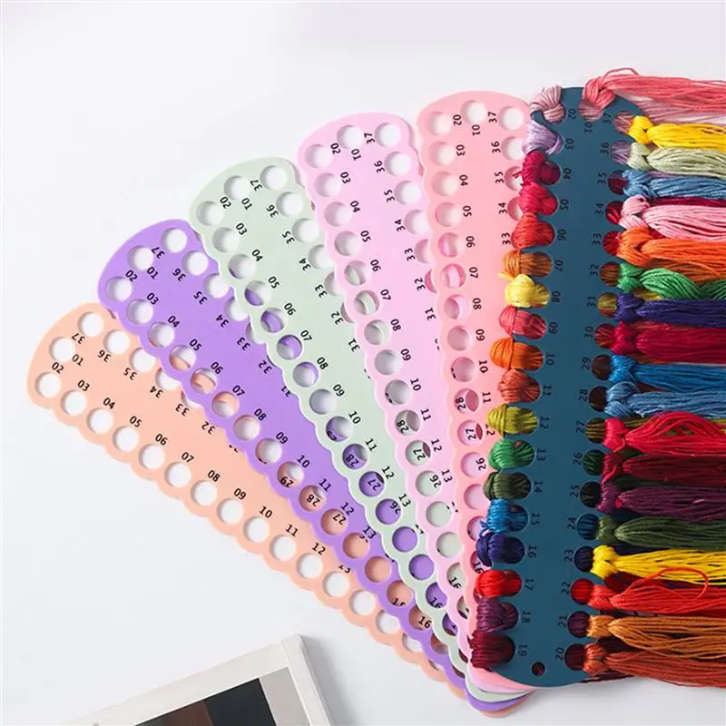 New Embroidery Floss Organizer Cross Stitch Threads Holder Storage Tool Thread Sorter Organization Sewing Accessory