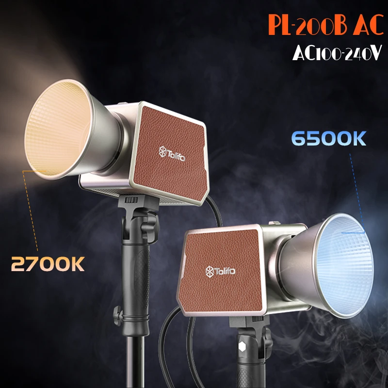 Tolifo built-in battery portable fill light 100w constant light outdoor fill light photography light beauty professional live st 2
