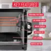 5500 Series Rotisserie Oven, Black 4