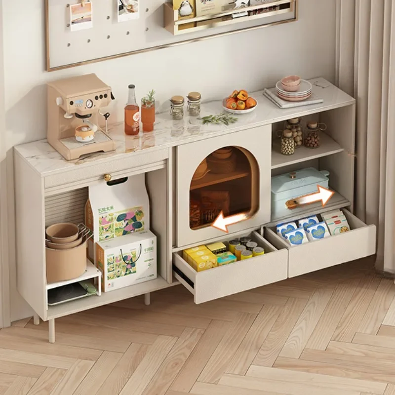 Wood Cabinet Equipped Kitchen Furniture Pantry Sink Metal Storage Hutch Clothes Modular Countertops Wooden Gabinetes Counter 3