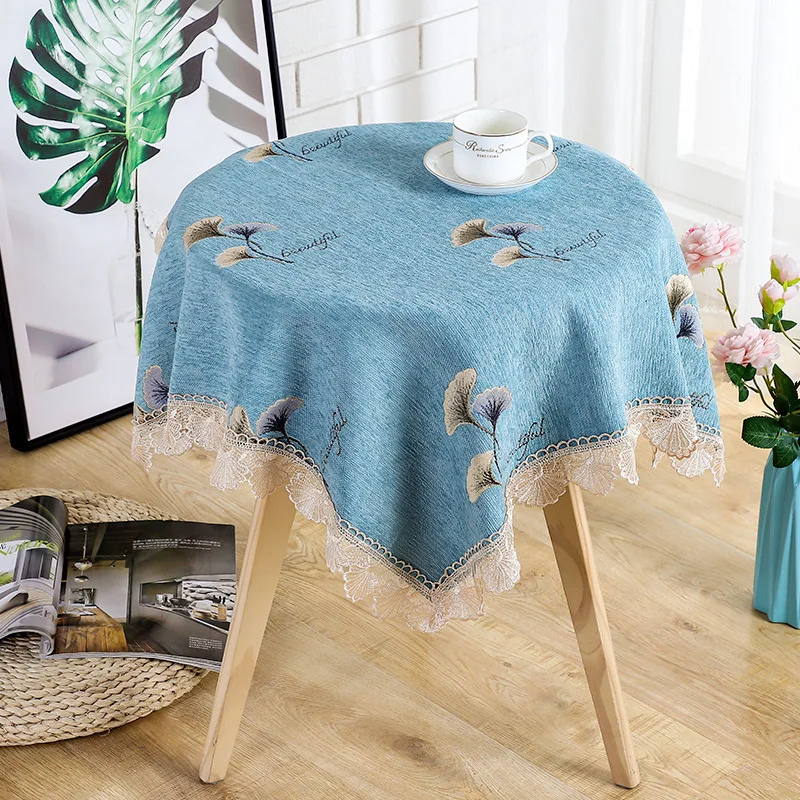 

European lace floral multi-purpose towel table cloth cloth garden tea table cloth small round table cloth rectangular thick