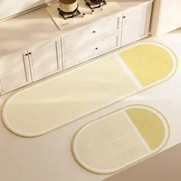 Non-slip Kitchen Carpet, PVC Foot Mat, Long Strip Floor Mats, Water-Absorbent, Quick Drying Area Rug, Soft Diatom Mud 2