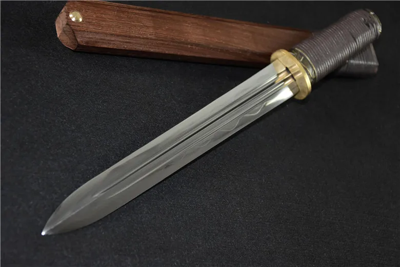 

47cm medieval high manganese steel Japanese Combat training Real sword metal hand ground self-defense weapons katana Ancient