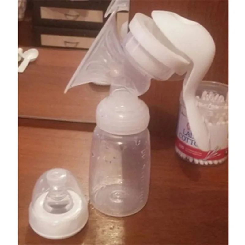 Hand Type Breast Pump Baby Milk Bottle Nipple With Sucking Function Baby Product Feeding Manual Breast Pump Mother Use 6