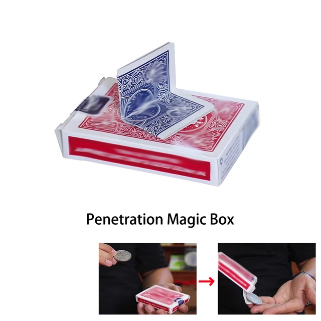 Card into the Box Magic Tricks,Card Magic Props Illusions Close up Magic  Gimmick Magician Easy To Do Mentalism - AliExpress