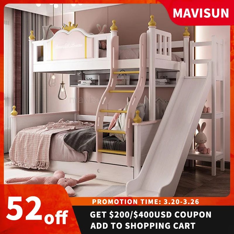 Рисунок 2 - Кровать принцессы с горкой и шкафчиком