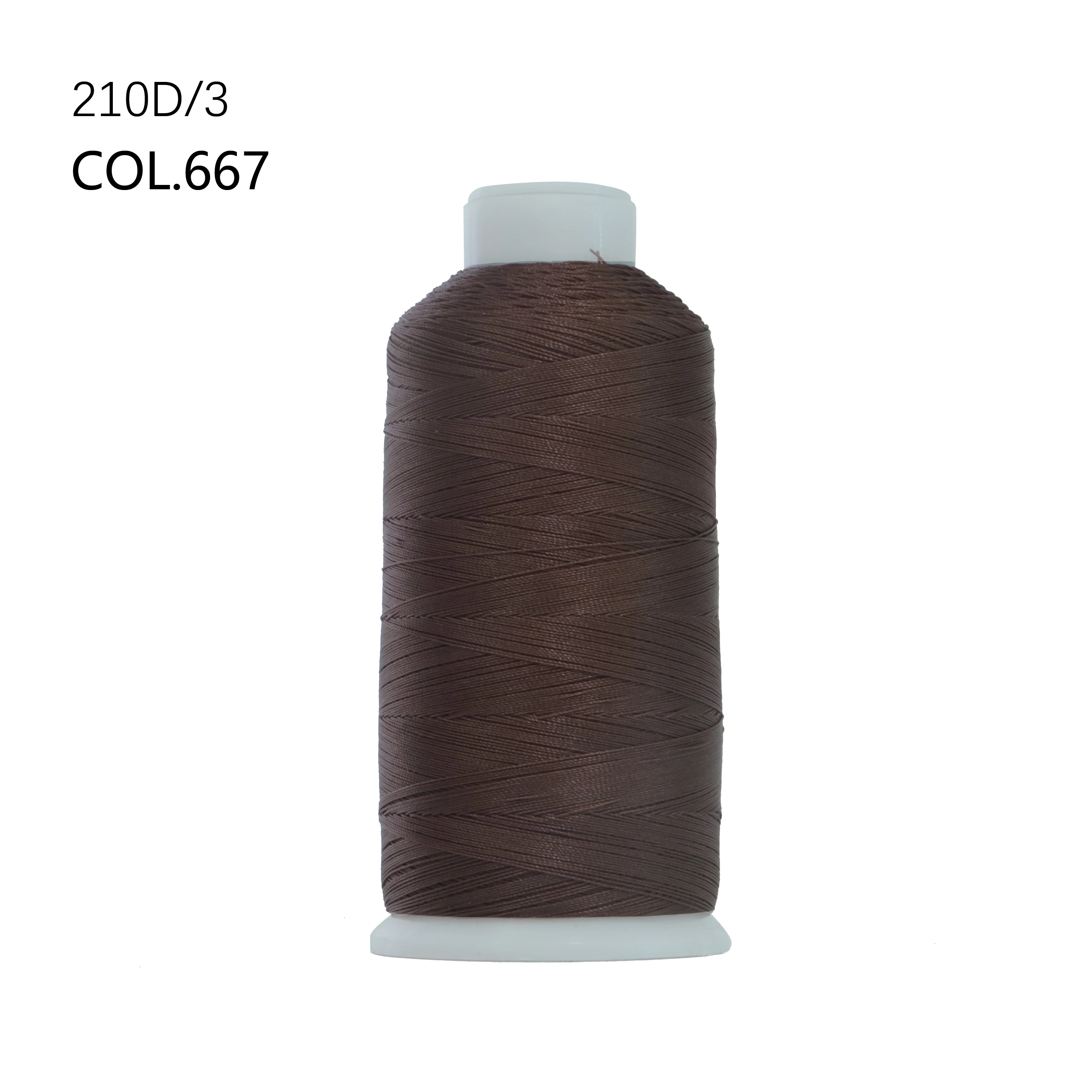Heavy Duty Nylon Bonded Thread for Leather, Upholstery, Shoes, and Canvas Sewing - 1500 Meters, 0.3MM Thickness
