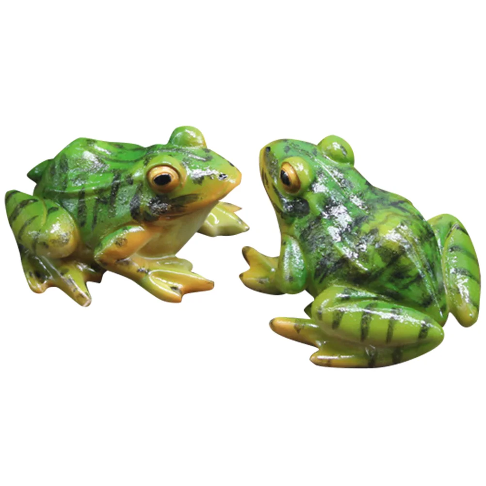 

2 шт., миниатюрные фигурки лягушек