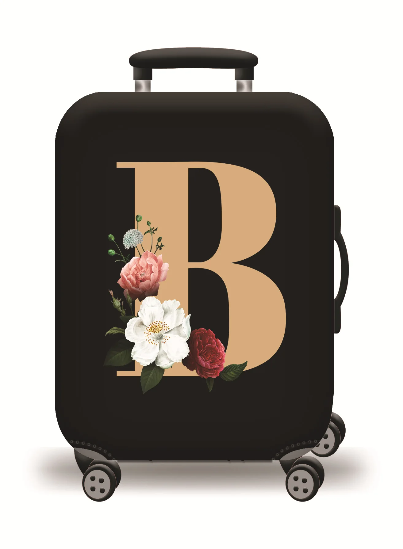 Universal Elastic World Map Luggage Protective Cover - Travel Accessory