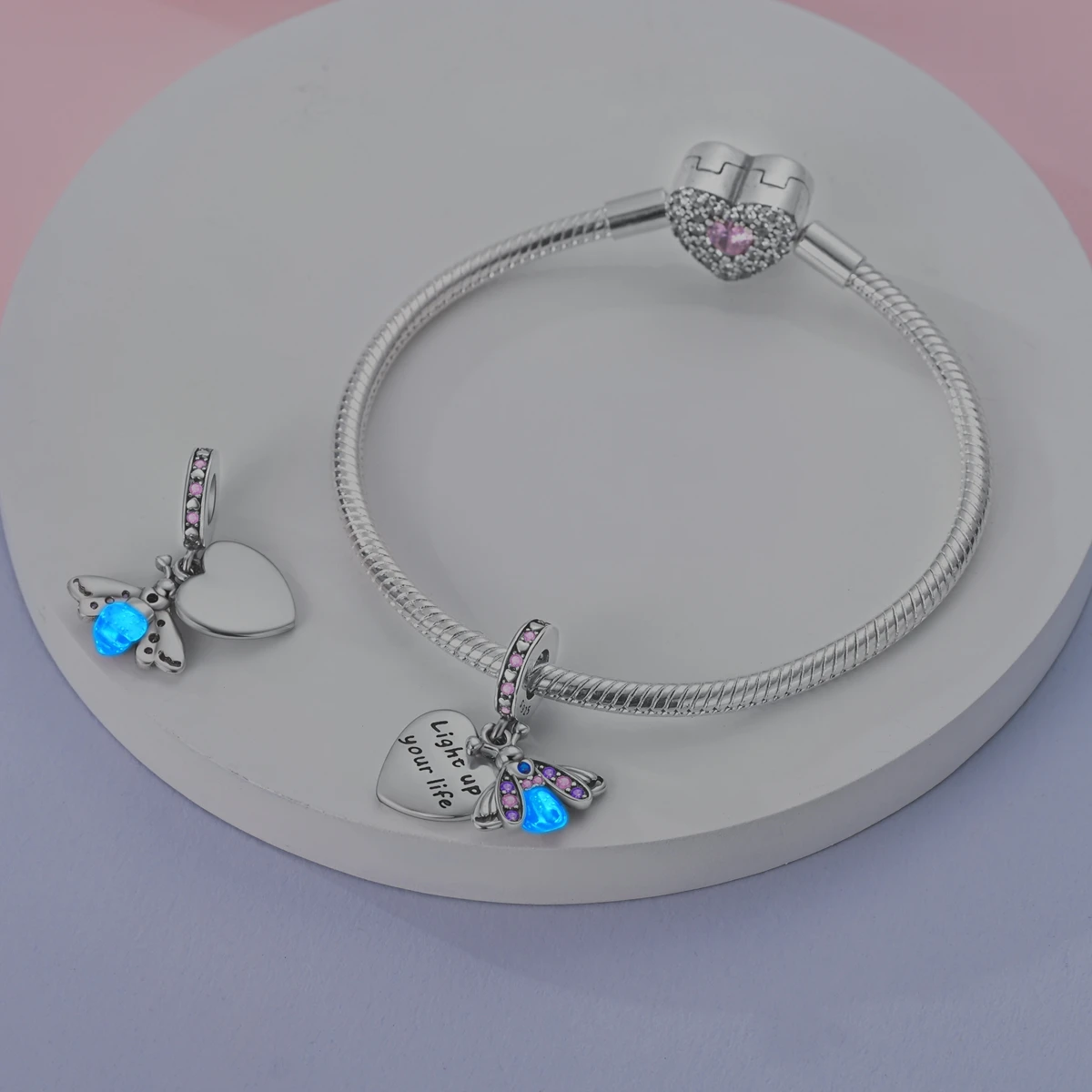 925 Sterling Silber Traum ballon Einhorn Zirkonium Charm Anhänger Perlen baumeln für Armband Halskette DIY edlen Schmuck – Detail 22