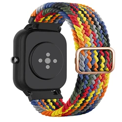 Elastic Braided Watch Strap, 20mm - Versatile and Stylish Band Bracelet for 20mm (Colorful)
