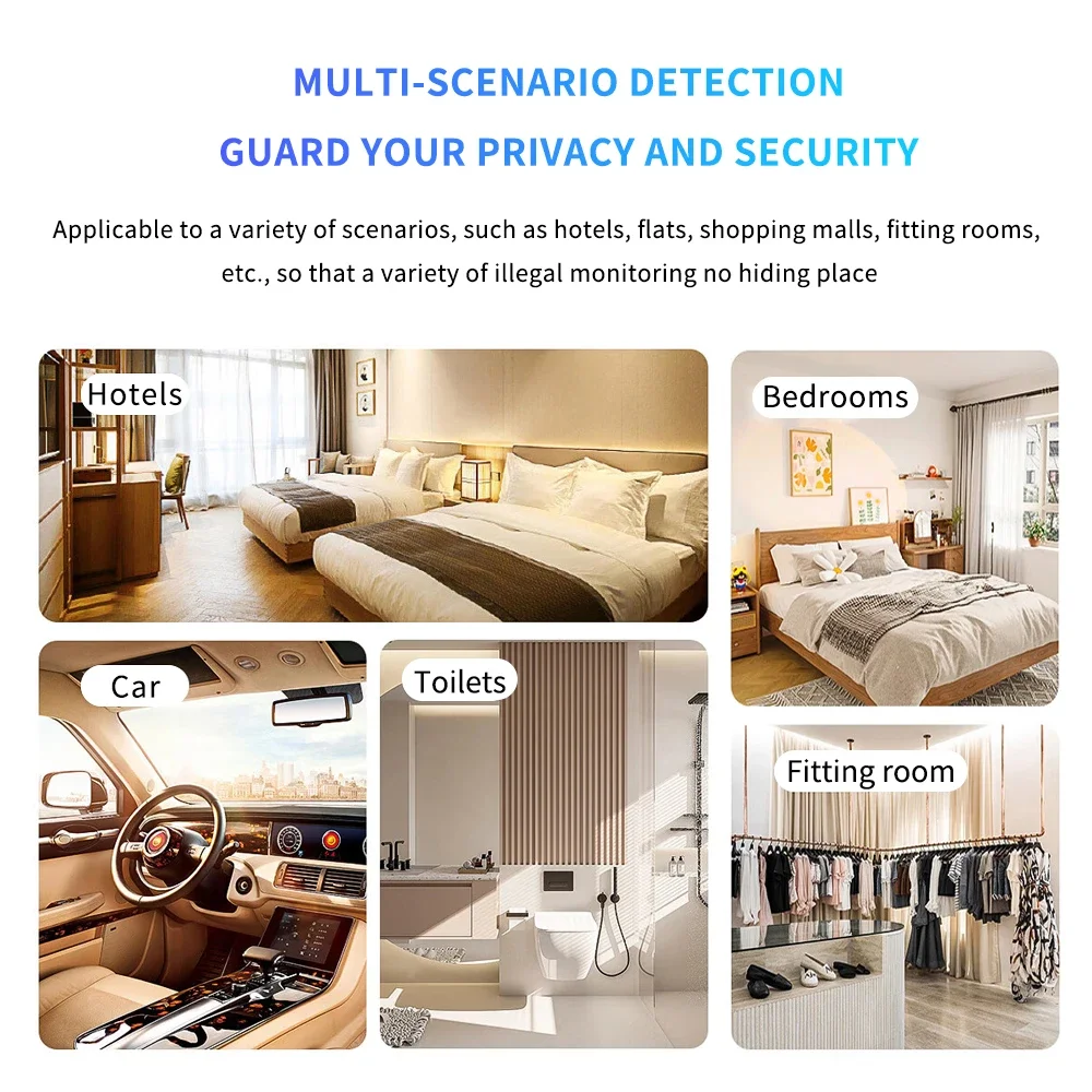 T02 Infrared Anti-sneak Camera Detector Multi-function Camera Remote Detection Long Standby Time Multi-scene Detection