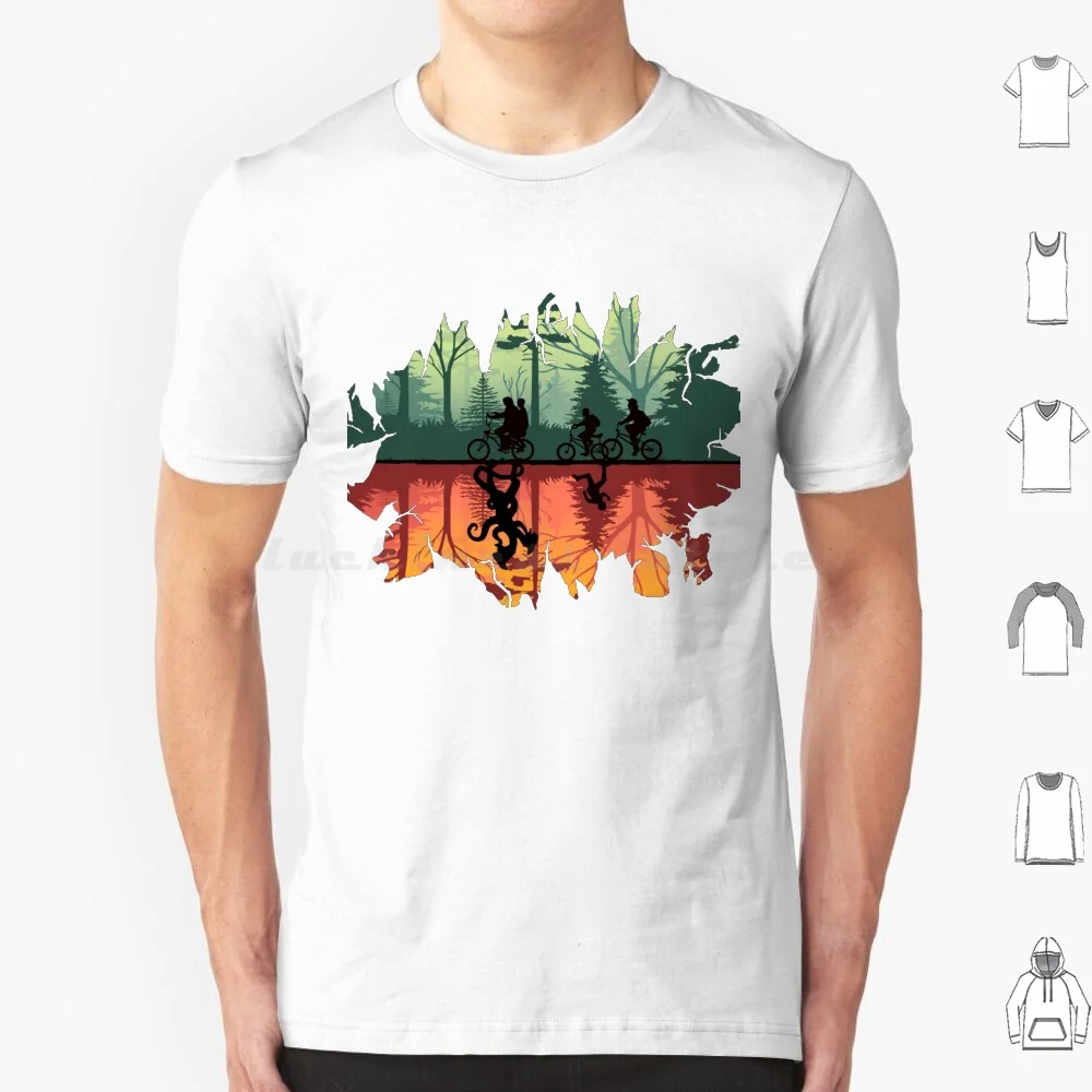 thumbnail image 1 of ( The Upside Down ) T Shirt 6Xl Cotton Cool Tee Things Stranger Will Byers Mike Eleven Lucas Dustin 80S Hawkins Netflix 1980S, 1 of 5