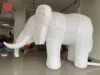 Giant inflatable pure white elephant model amusement park circus interactive bar stage animal model decoration layout 2