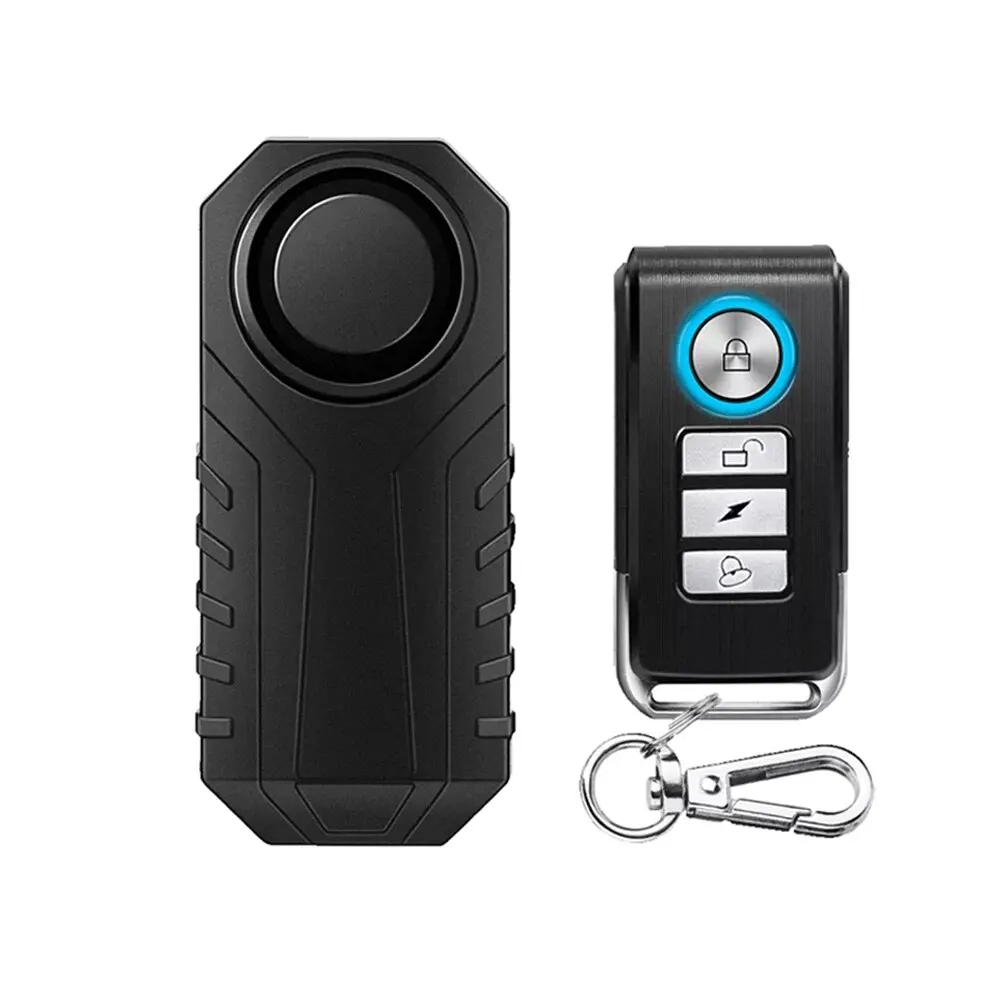 Anti-Theft Bicycle Motorcycle Alarm 113dB Wireless Security Vibration Sensor Waterproof Electric Bike Alarm with Remote Control