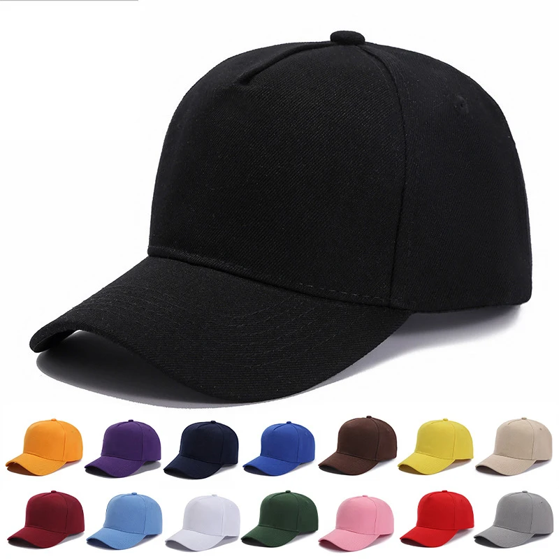 

Unisex Cap Casual Plain Baseball Cap Adjustable Snapback Hats For Women Men Hip Hop Cap Street Dad Hat Solid Color