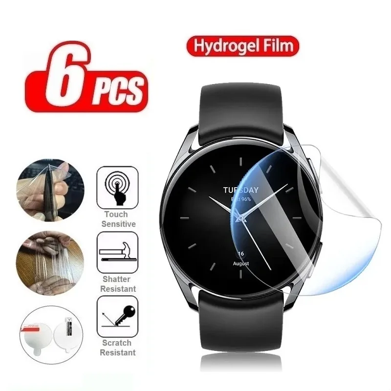 

Protective Film On For Xiaomi Mi Watch Color 2 Sports Mi Watch S2 46MM 42MM S1 S2 Revovle Active Screen Protector Hydrogel Film
