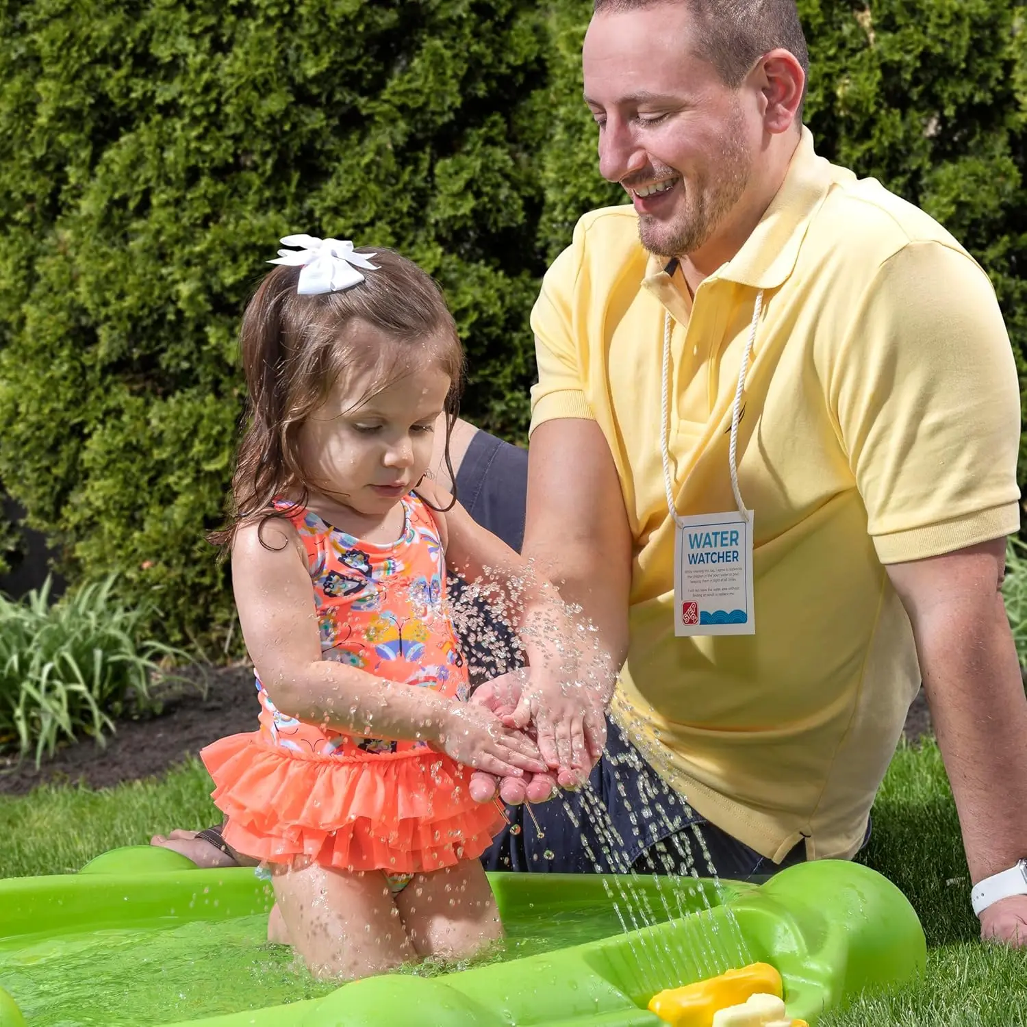 Step2 Water Bug Splash Pad, Kids Water Table, Summer Outdoor Toys, Toddler Sprinkler and Pool, Ages 1.5+ Years Old, Green