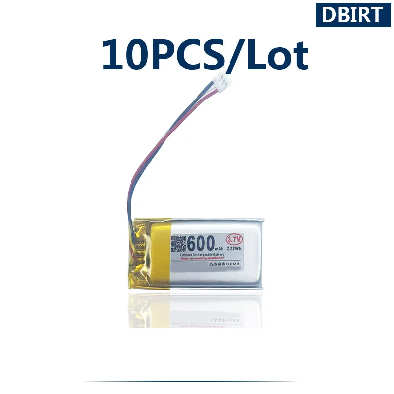 Spedizione Gratuita 10 Pz/Lotto 600Mah 3 Fili Batteria Ricaricabile Per Flir One Pro Gen 1 3 Batterie Per Termocamera