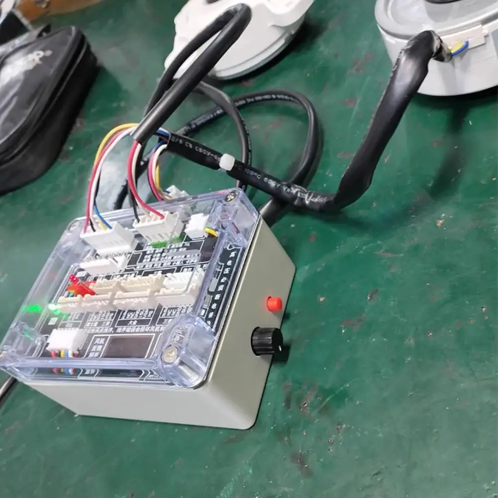에어컨 3선 5선 DC 팬 모터 테스터 ? HVAC 모터 팬 보호를 위한 단락 보호 속도 조정