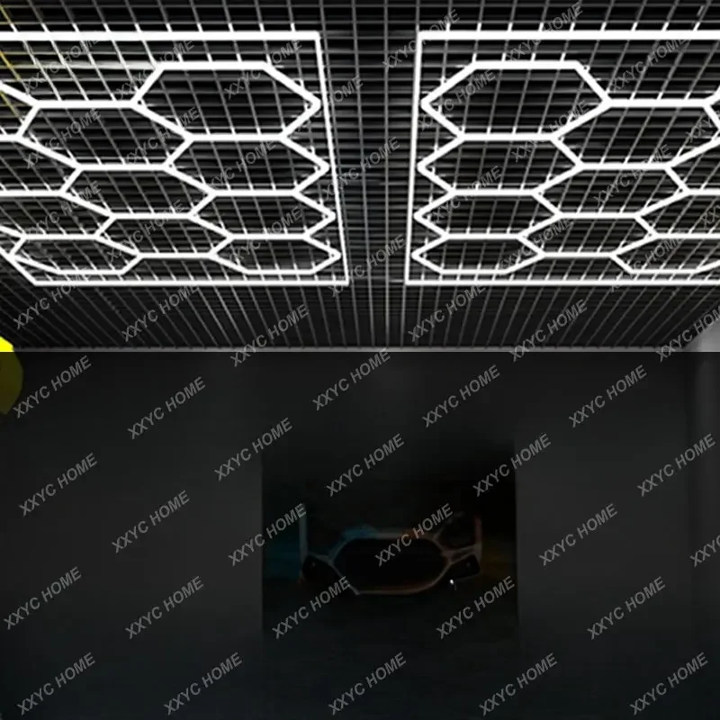 

Led Honeycomb Nest Light Car Washing Room Special Lighting Lamp Dust-Free Film Machine Repair Ceiling Lamp