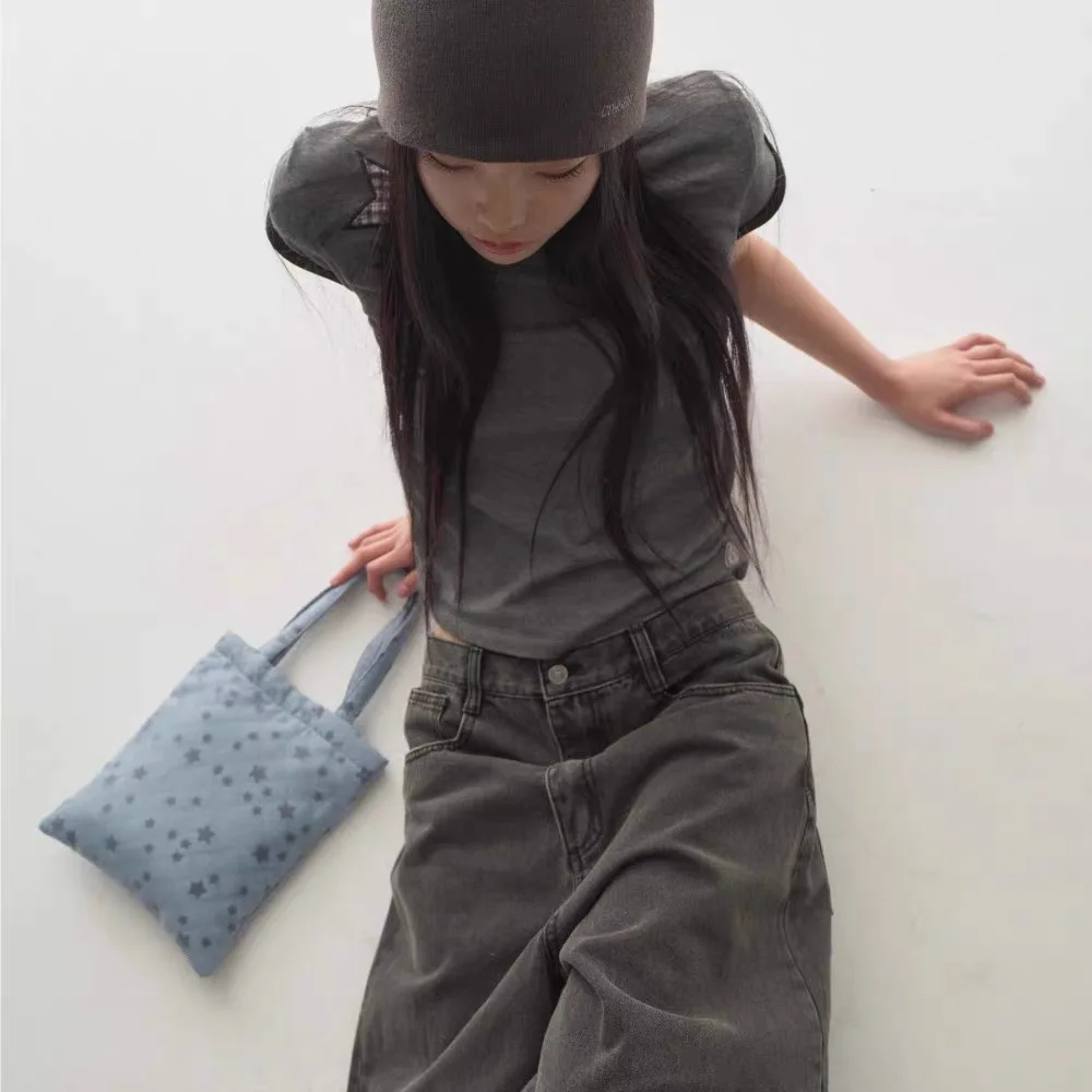 Coyseio Slim Fit round Ne ort Sve T-irt Tee Stars Color Blo