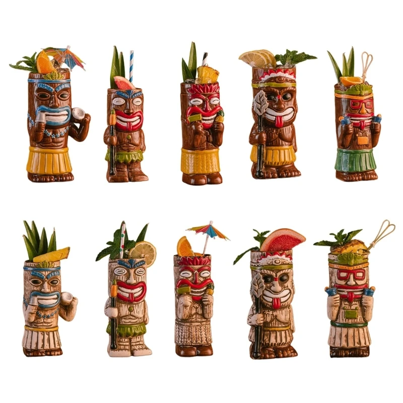 

Fun and Colorful Party Drinkware Large Ceramic Hawaiian Party Cup