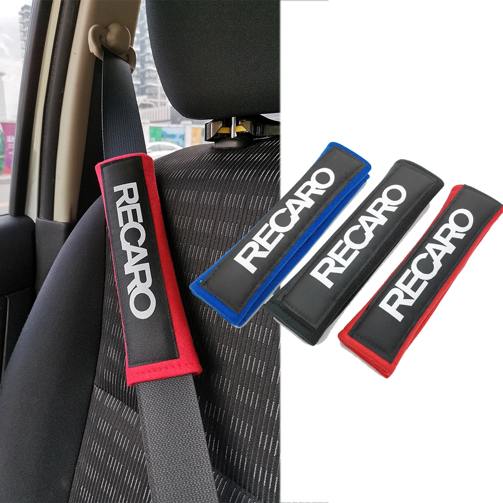 AUTO MT Carbon Black Sparco Car Seat Belt Shoulder Pads