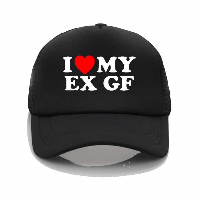 Funny I Love My Ex print Baseball Cap Summer outdoor Men Women Dad Hat adjustable Snapback hats funny fashion hats summer outdoor hiking and camping baseball cap summer men women adjustable sunshade dad hat