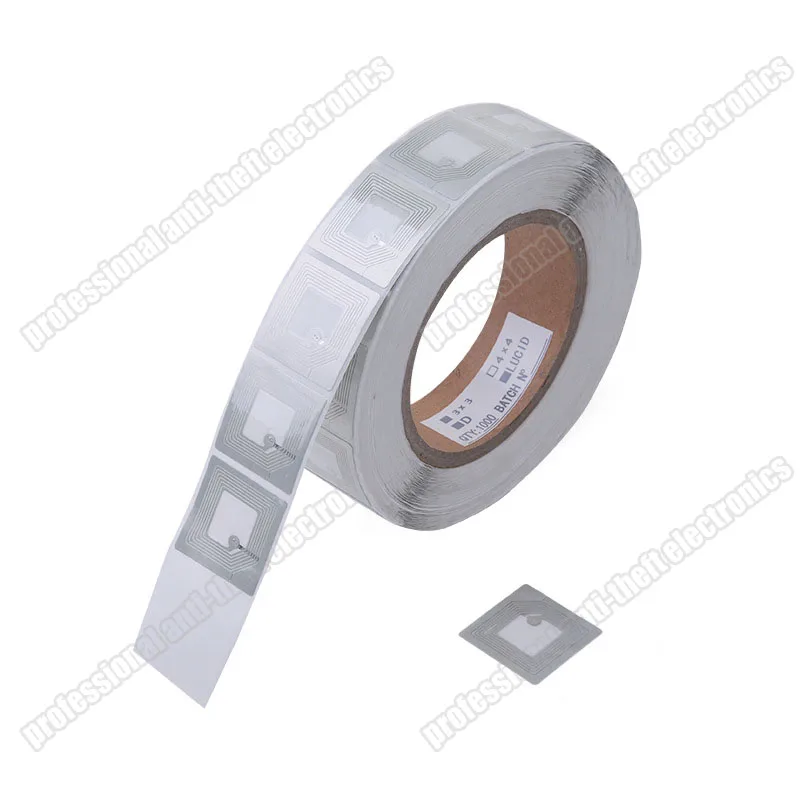 1,000pcs Checkpoint Store EAS RF 8.2 MHz Soft Label Tags Barcode Stickers 4x4cm 