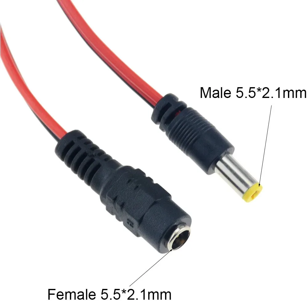 Alligator Clips Adapter 25CM DC Power Plug