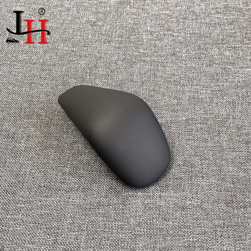블랙 탄소 섬유 목재 색상 기어 변속 노브, 가죽 부트 게이터 LHD, 아우디 A6 C7 2016 2017 2018 전용
