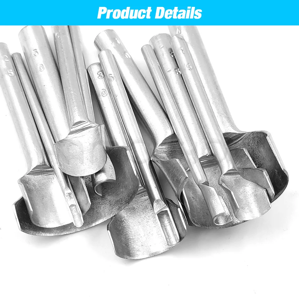 Strumento Di Punzonatura Per Taglierina Semicircolare In Acciaio A Forma Di Arco Fai Da Te Per Estremita Di Cinture Per Lavori Artigianali In Pelle 4 95041764 - Foto 10