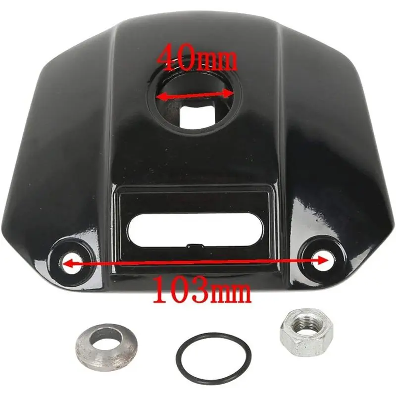 AC54-For Sportster XL 883 1200 오토바이 헤드라이트 광택 마운팅 브래킷 커버 헤드라이트 브래킷, 헤드라이트 브래킷