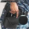 Concealed Carry Gun Bag Soft Sling Shoulder Bag Pistol Case Fanny Pack Waist Belt Firearm Bag with Holster for Handgun Pistol 6