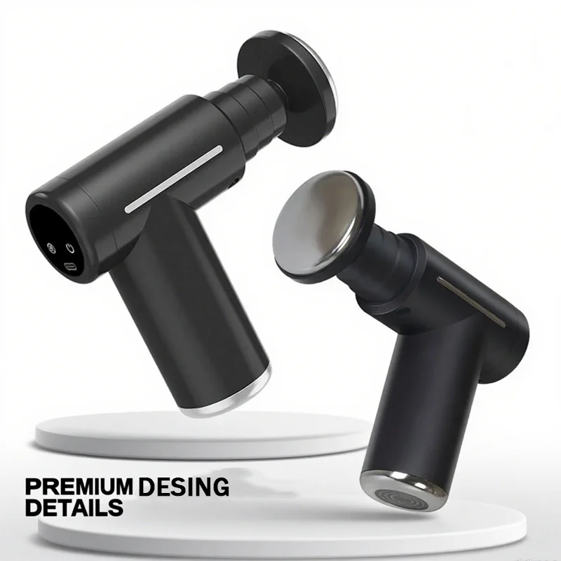 مسدس تدليك العضلات الصغير مدلك الجسم مدلك قرع عميق...