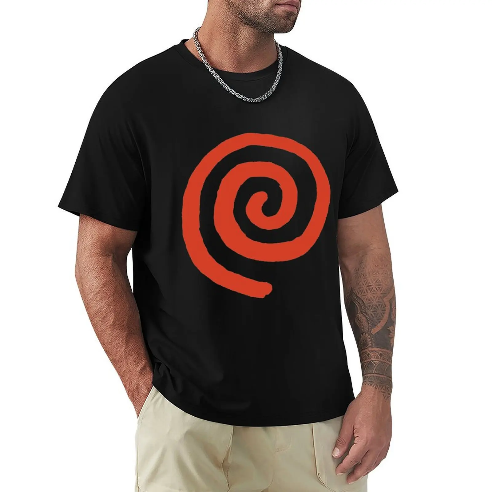 

Spiral Saw T-shirt quick-drying plain designer t shirt men