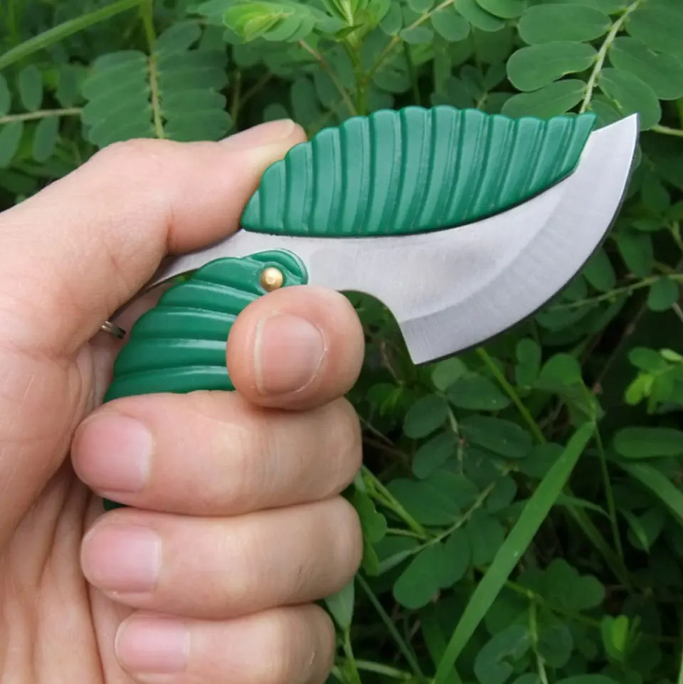 Buy quality Green Leaf Knife Leaf Knife Leaf Knife Creative Mini