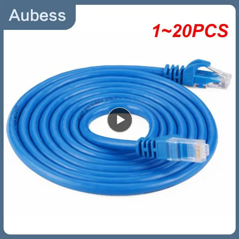 

Сетевой кабель локальной сети CAT5e голубого цвета 1 ~ 20 шт. для компьютерного модемного маршрутизатора