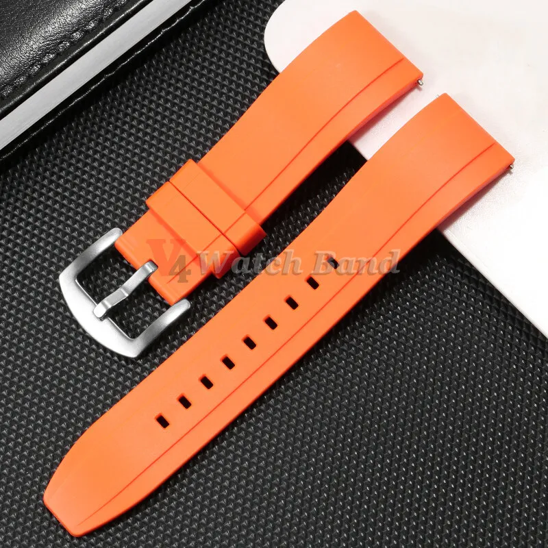 Premium Quick Release Silicone Watch Strap – Durable Rubber Band in Multiple Widths