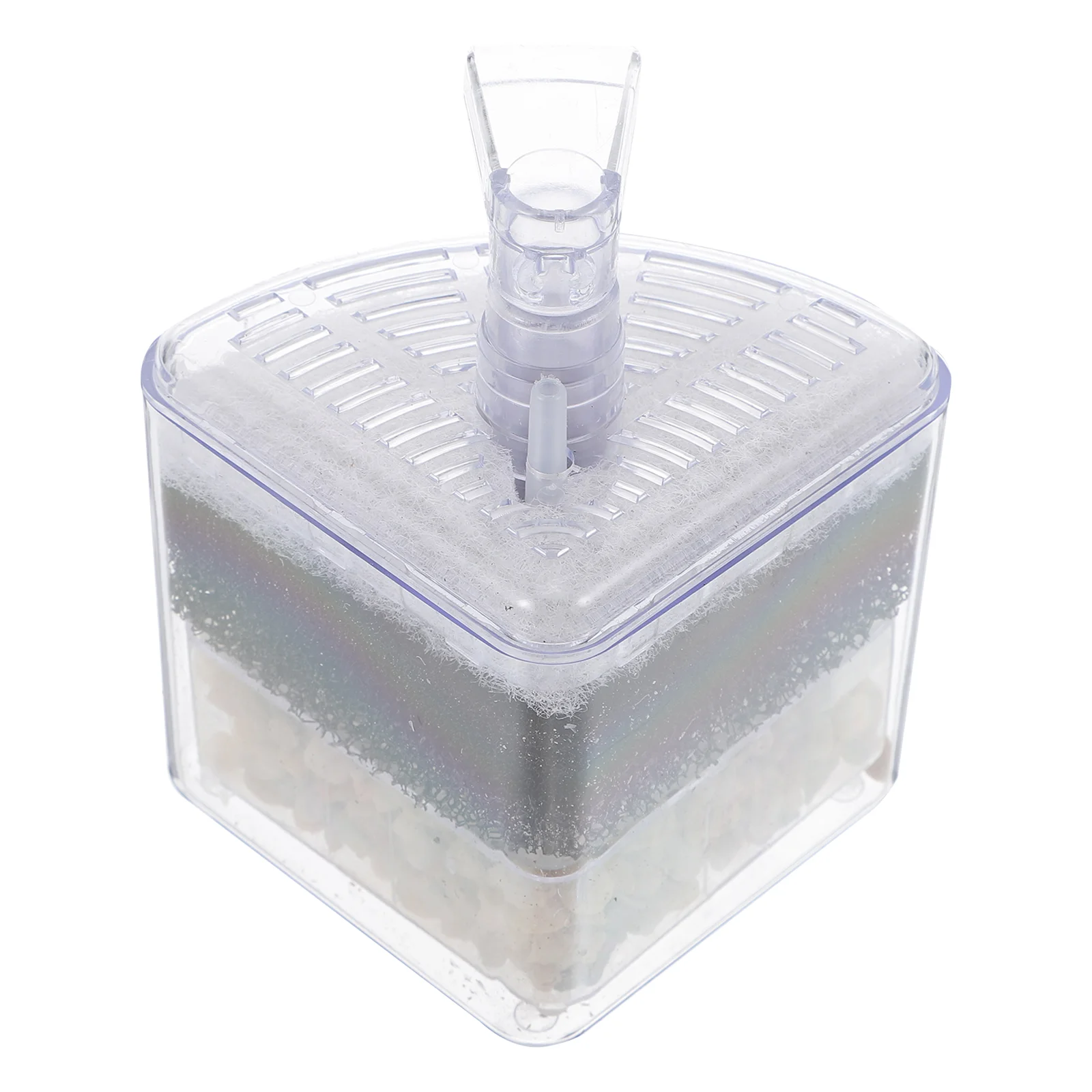 

Corner Filter Internal Air Driven Filter Ceramic for Fry Shrimp Nano Fish Tank Aquarium