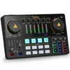 Maono AME2 Audio Interface Sound Card DJ Mixer All in One Portable Podcast Studio for Recording,Live Streaming,Youtube,Guitar,PC 1