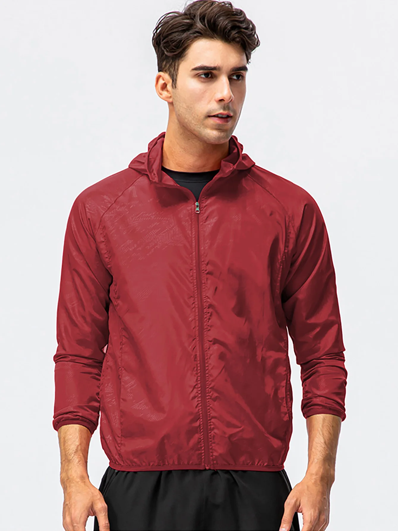 Unisex Waterproof Windbreaker Jacket – Lightweight Outdoor Rain and Sun Protection