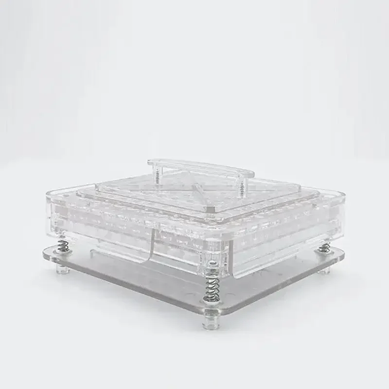 

Plexiglass 100 Hole Capsule Bracket Essential Oil Sub-Packed DIY Tray Capsule Holder Size 000 00 0 1 2 3 4 5