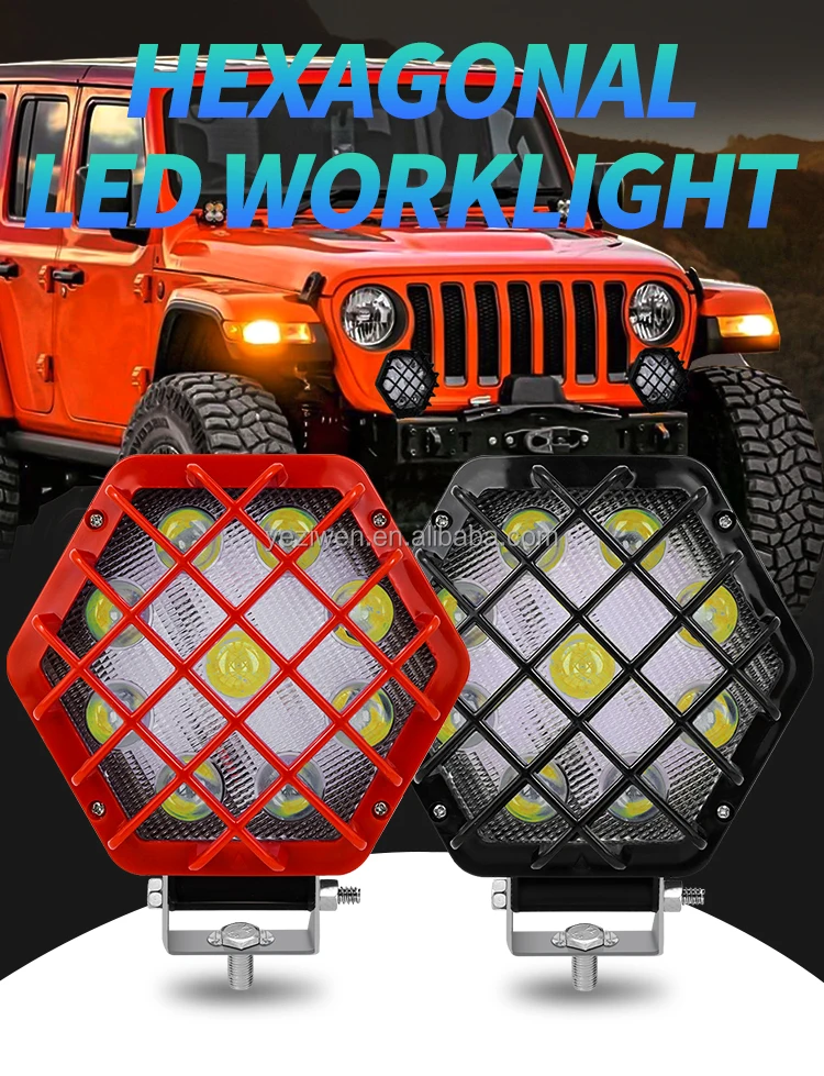 Auto Work Light 150W Led Light Round Square LED Offroad LED Bar 5.5 Inch Spot Fl